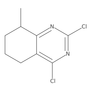 2,4-Dichloro-8-methyl-5,6,7,8-tetrahydroquinazoline Structure