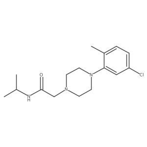 2-[4-(5-chloro-2-methylphenyl)piperazin-1-yl]-N-(propan-2-yl)acetamide Structure