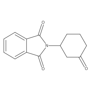 2-(3-oxocyclohexyl)-2,3-dihydro-1H-isoindole-1,3-dione结构式