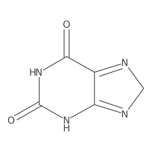8h-Xanthine Structure