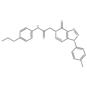 N-(4-ethoxyphenyl)-2-(7-oxo-3-(p-tolyl)-3H-[1,2,3]triazolo[4,5-d]pyrimidin-6(7H)-yl)acetamide Structure