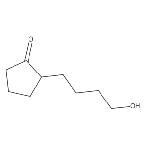 2-(4-Hydroxybutyl)cyclopentanone Structure