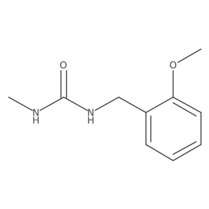 1-[(2-Methoxyphenyl)methyl]-3-methylurea结构式