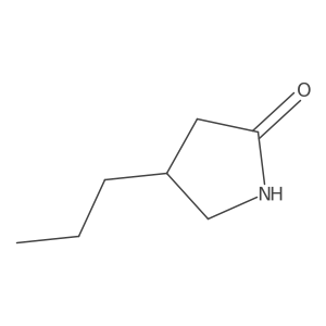 (S)-4-Propylpyrrolidin-2-one Structure