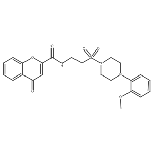 N-(2-{[4-(2-methoxyphenyl)piperazin-1-yl]sulfonyl}ethyl)-4-oxo-4H-chromene-2-carboxamide Structure