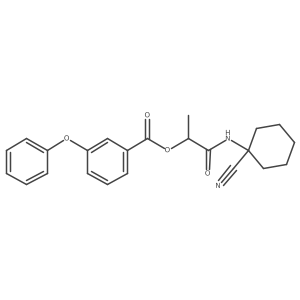 1-[(1-Cyanocyclohexyl)carbamoyl]ethyl 3-phenoxybenzoate Structure