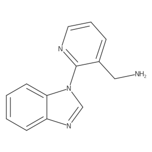 [2-(1H-1,3-Benzodiazol-1-yl)pyridin-3-yl]methanamine结构式
