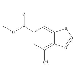 Methyl 4-hydroxy-1,3-benzothiazole-6-carboxylate Structure