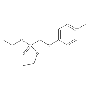Diethyl((p-tolylthio)methyl)phosphonate Structure