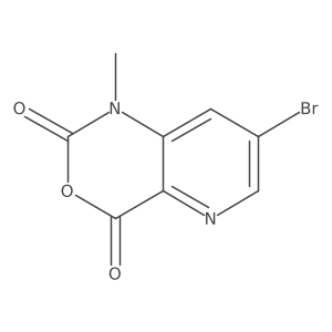 7-Bromo-1-methyl-1h-pyrido[3,2-d][1,3]oxazine-2,4-dione Structure