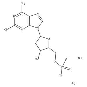 Cladribine 5'-monophosphate diammonium结构式