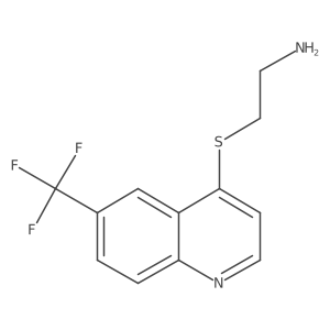 4-[(2-Aminoethyl)thio]-6-(trifluoromethyl)quinoline Structure