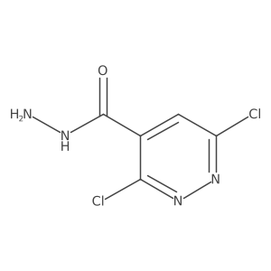 3,6-Dichloro-4-pyridazinecarbohydrazide Structure