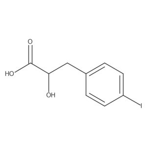 (2R)-2-hydroxy-3-(4-iodophenyl)propanoic acid Structure