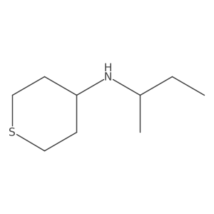 N-(butan-2-yl)thian-4-amine Structure