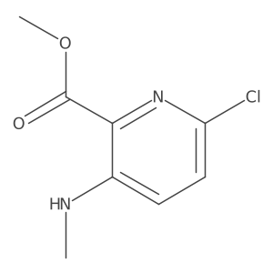 Methyl 6-chloro-3-(methylamino)-2-pyridinecarboxylate Structure