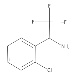 (1S)-1-(2-Chlorophenyl)-2,2,2-trifluoroethylamine Structure