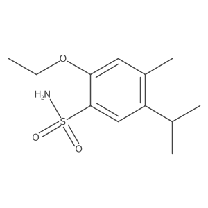 2-Ethoxy-5-isopropyl-4-methylbenzenesulfonamide Structure