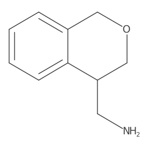 (3,4-Dihydro-1h-2-benzopyran-4-yl)methanamine Structure