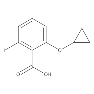 2-Cyclopropoxy-6-iodobenzoic acid结构式