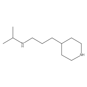 N-isopropyl-3-(piperidin-4-yl)propan-1-amine结构式
