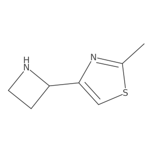 4-(Azetidin-2-yl)-2-methyl-1,3-thiazole Structure