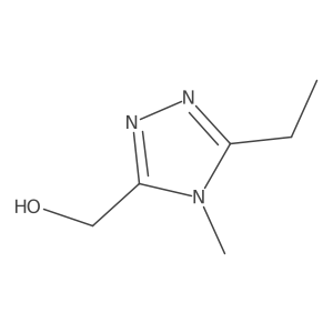 (5-ethyl-4-methyl-4H-1,2,4-triazol-3-yl)methanol Structure