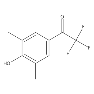 2,2,2-Trifluoro-1-(4-hydroxy-3,5-dimethylphenyl)ethan-1-one Structure