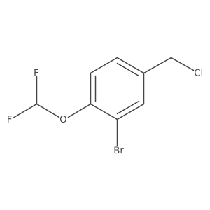 3-Bromo-4-(difluoromethoxy)benzyl chloride Structure