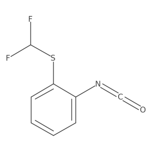 1-[(Difluoromethyl)sulfanyl]-2-isocyanatobenzene Structure