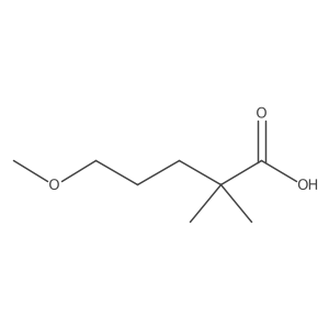 5-Methoxy-2,2-dimethylpentanoic acid结构式