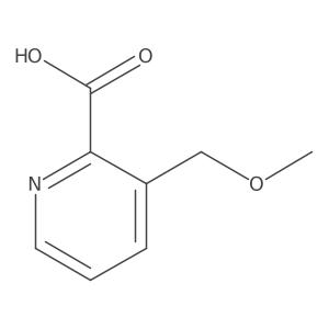 3-(Methoxymethyl)pyridine-2-carboxylic acid Structure