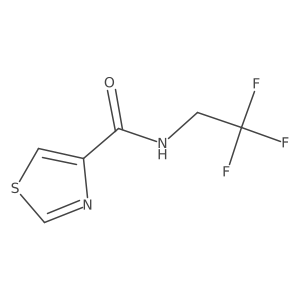 N-(2,2,2-trifluoroethyl)-1,3-thiazole-4-carboxamide Structure