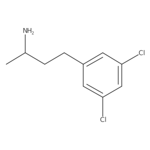 (2R)-4-(3,5-dichlorophenyl)butan-2-amine结构式