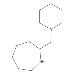 3-(Piperidin-1-ylmethyl)-1,4-thiazepane Structure