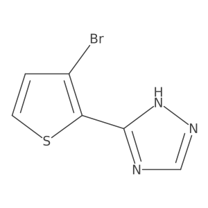 3-(3-bromothiophen-2-yl)-4H-1,2,4-triazole Structure