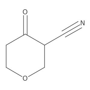 4-Oxooxane-3-carbonitrile结构式