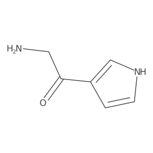 2-amino-1-(1H-pyrrol-3-yl)ethan-1-one结构式
