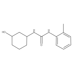 1-(3-Hydroxycyclohexyl)-3-(o-tolyl)urea Structure