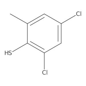 2,4-Dichloro-6-methylthiophenol结构式