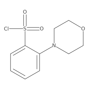 2-(Morpholin-4-yl)benzene-1-sulfonyl chloride结构式