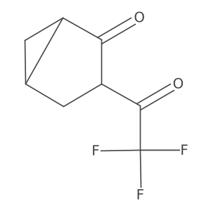 3-(2,2,2-Trifluoroacetyl)bicyclo[3.1.0]hexan-2-one结构式