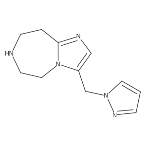 3-((1H-Pyrazol-1-Yl)Methyl)-6,7,8,9-Tetrahydro-5H-Imidazo[1,2-D][1,4]Diazepine Structure