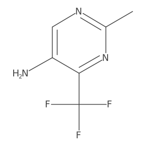 5-Amino-2-methyl-4-trifluoromethyl-pyrimidine结构式