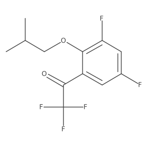 2'-iso-Butoxy-2,2,2,3',5'-pentafluoroacetophenone Structure