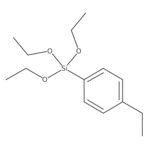 Triethoxy(4-ethylphenyl)silane结构式