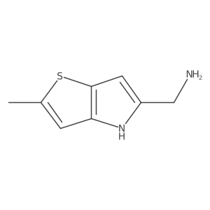{2-methyl-4H-thieno[3,2-b]pyrrol-5-yl}methanamine结构式
