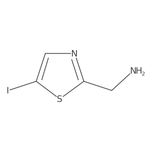 (5-Iodo-1,3-thiazol-2-yl)methanamine Structure