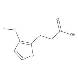 3-(3-Methoxythiophen-2-yl)propanoic acid Structure