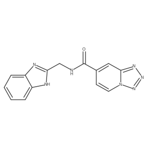 N-(1H-benzimidazol-2-ylmethyl)tetrazolo[1,5-a]pyridine-7-carboxamide Structure